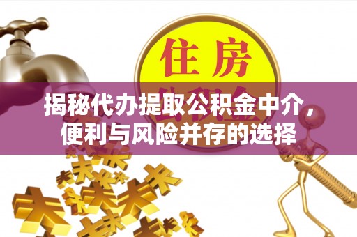 雄安新区揭秘代办提取公积金中介，便利与风险并存的选择