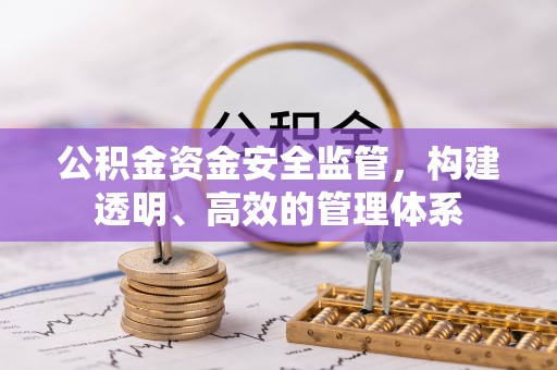 雄安新区公积金资金安全监管，构建透明、高效的管理体系