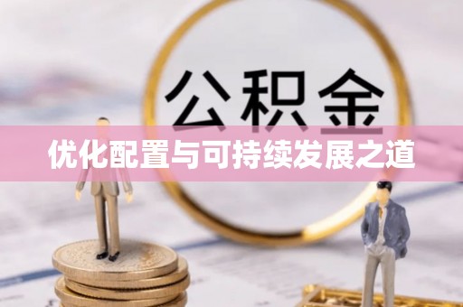雄安新区优化配置与可持续发展之道