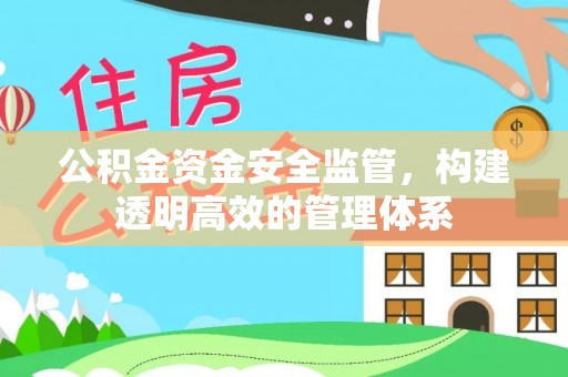 雄安新区公积金资金安全监管，构建透明高效的管理体系