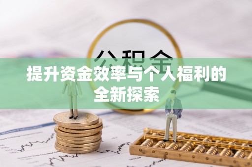 雄安新区提升资金效率与个人福利的全新探索