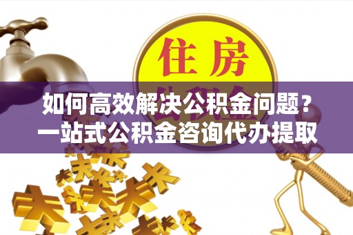 雄安新区如何高效解决公积金问题？一站式公积金咨询代办提取服务全解析