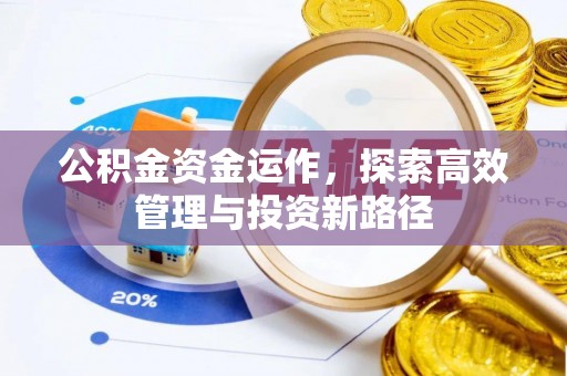 雄安新区公积金资金运作，探索高效管理与投资新路径